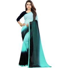 Self Design Bollywood Georgette Saree