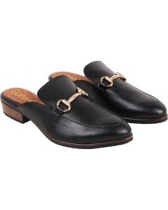 Women Black Flats Sandal