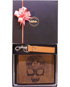 Men Brown Genuine Leather RFID Wallet - Regular Size  (12 Card Slots, Pack of 2)