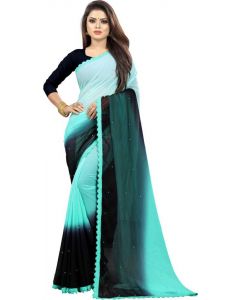 Self Design Bollywood Georgette Saree
