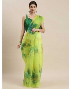 Printed Fashion Organza Saree