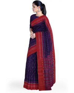 Floral Print Sambalpuri Handloom Pure Cotton Saree